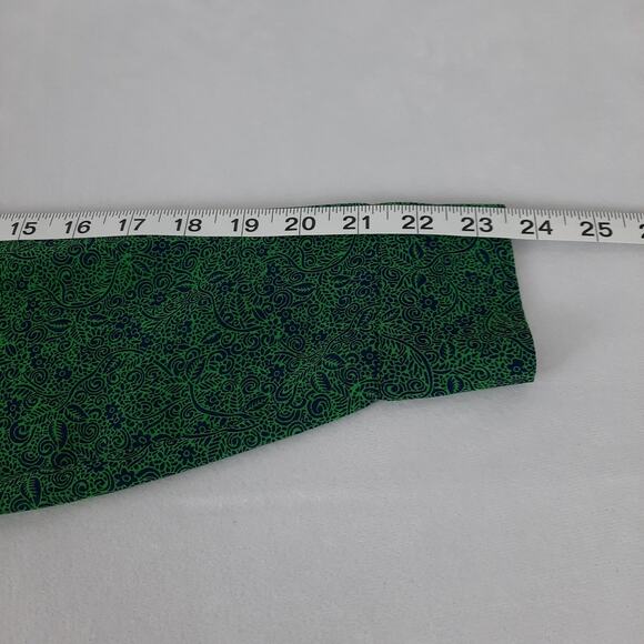 CAbi Bountiful Long Sleeve Emerald Green Sheer Blouse, Small - Picture 10 of 16